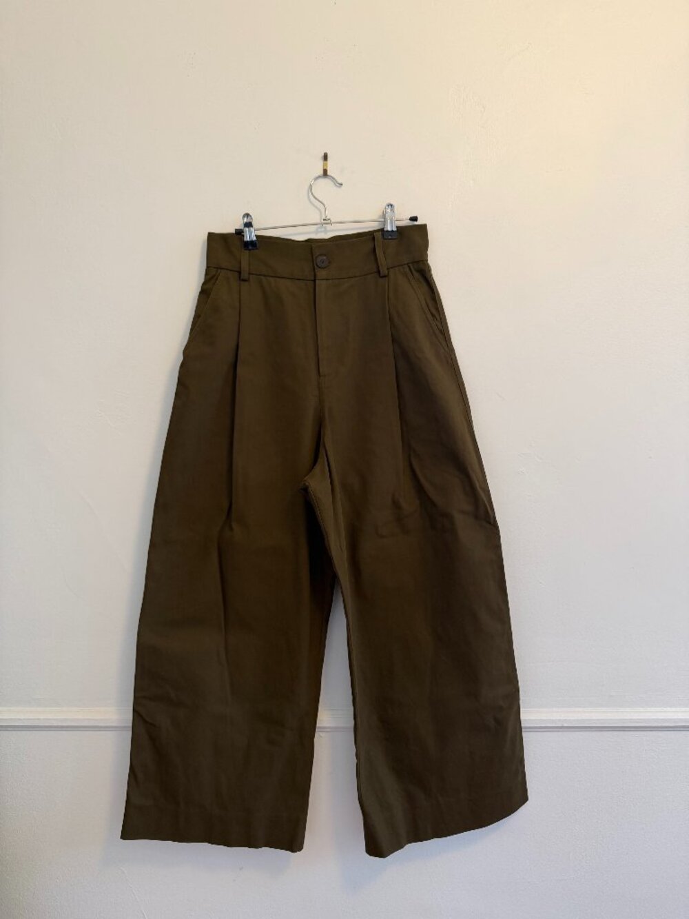 Studio Nicholson Seymour Pant, Moss sz. 1 (US 6)